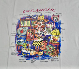 Vintage Cats Shirt Size X-Large