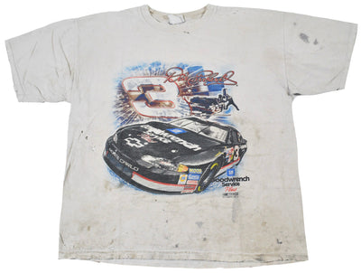 Vintage Dale Earnhardt Thrashed Shirt Size X-Large