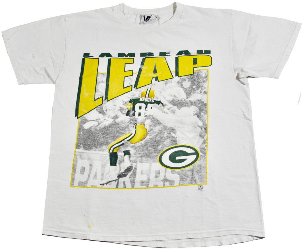 Vintage Green Bay Packers Lambeau Leap Shirt Size Large