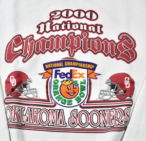 Vintage Oklahoma Sooners 2000 Orange Bowl Sweatshirt Size Large