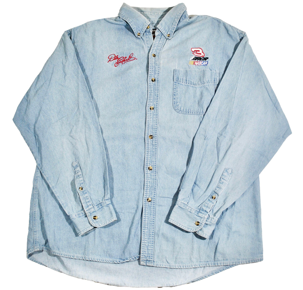 Vintage Dale Earnhardt Button Shirt Size 2X-Large