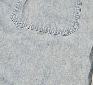Vintage Austin College Denim Button Shirt Size X-Large