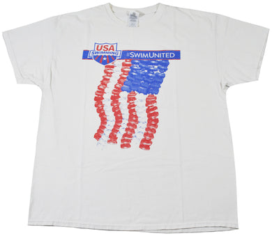 Vintage USA Olympic Swimming Shirt Size X-Large