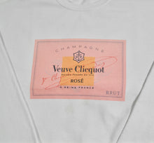 Vintage Veuve Clicquot Rose Champagne Sweatshirt Size Large