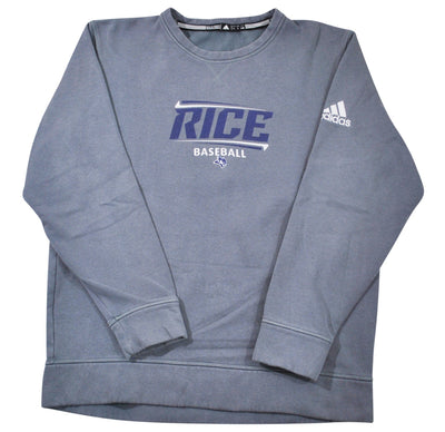 Rice Owls Baseball Adidas Sweatshirt Size Large