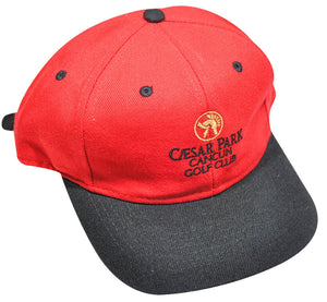 Vintage Caesar Park Cancun Golf Club Leather Strap Hat