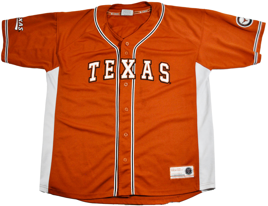 Vintage Texas Longhorns Baseball Jersey Size X-Large