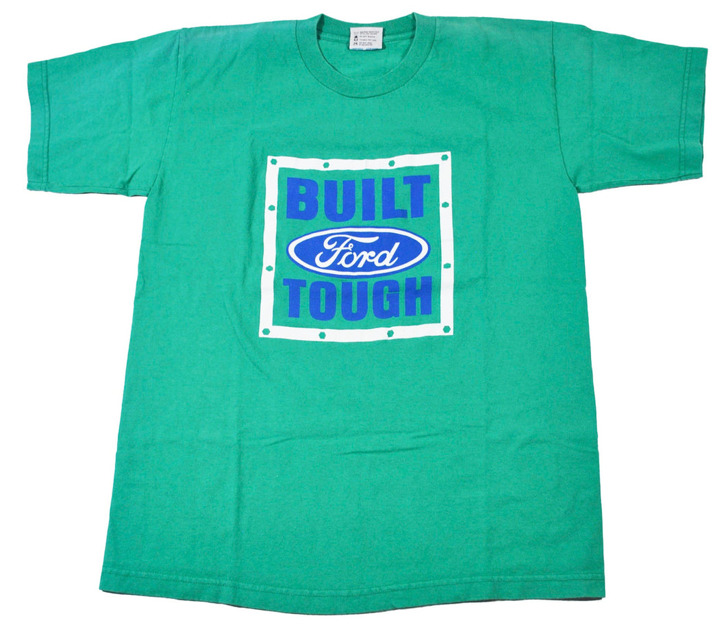 Vintage Built Ford Tough Build With No Tax Dollars Shirt Size Large