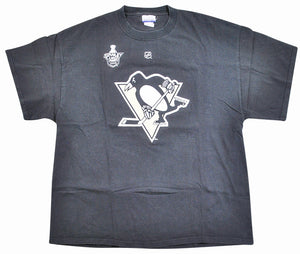 Vintage Pittsburgh Penguins Marc Fleury 2008 Stanley Cup Shirt Size X-Large