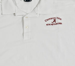 Vintage Alabama Crimson Tide 4th Quarter Polo Size X-Large