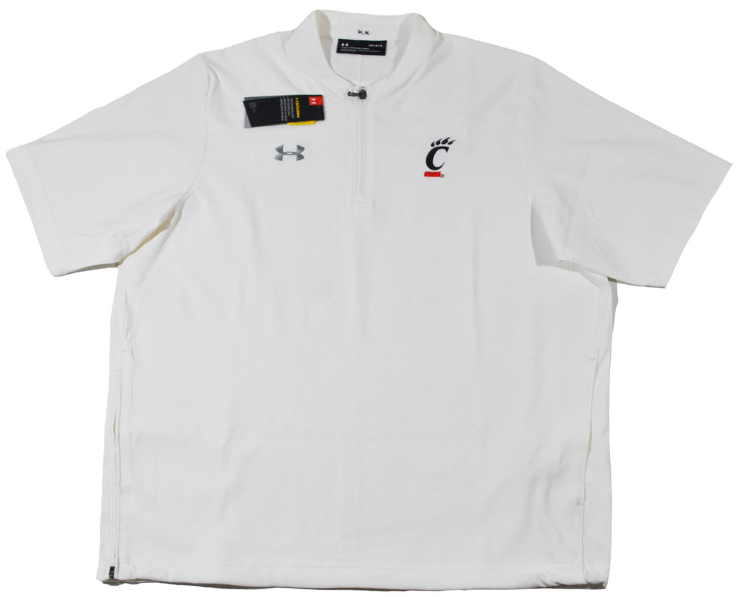 Cincinnati Bearcats Team Issue Under Armour Half Jacket Size Large