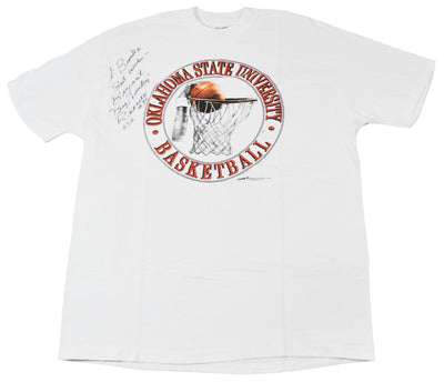 Vintage Oklahoma State Cowboys Big Country Reeves Autograph Shirt Size X-Large