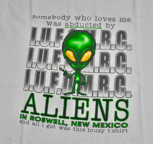 Vintage Aliens Shirt Size X-Large