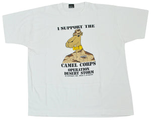 Vintage Desert Storm 1991 Camel Corps Shirt Size Large