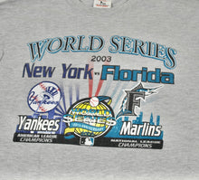 Vintage Florida Marlins New York Yankees Shirt Size 2X-Large