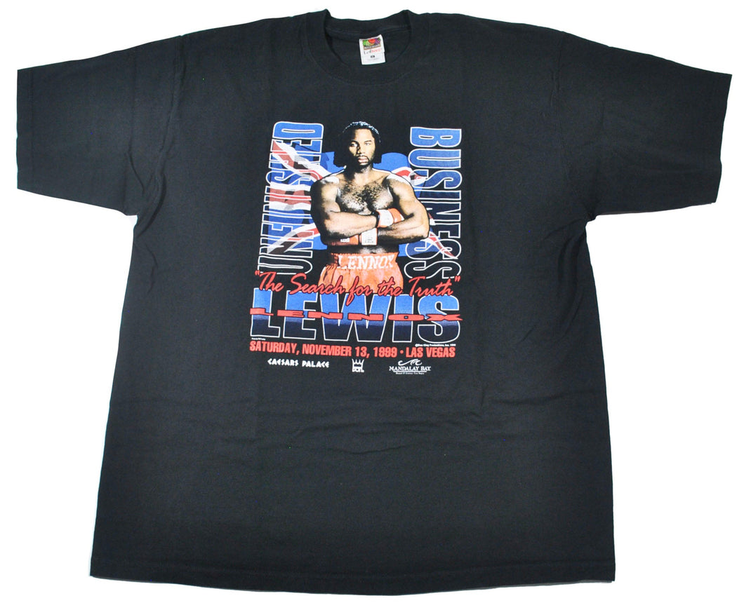 Vintage Lennox Lewis 1999 Boxing Shirt Size X-Large