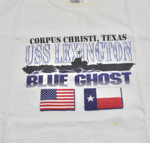 Vintage USS Lexington Texas Blue Ghost Shirt Size X-Large