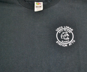 Vintage Military Alaska Hard Luck Cafe Shirt Size X-Large
