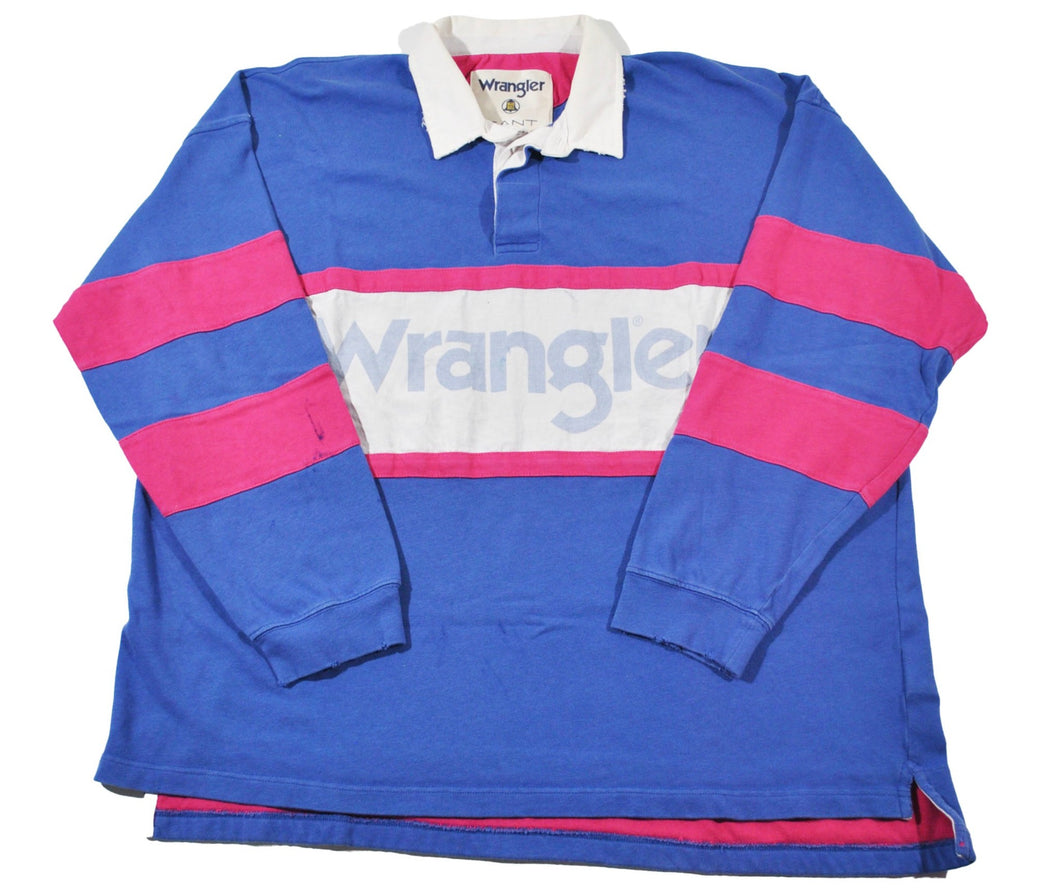 Vintage Wrangler Rugby Polo Size X-Large