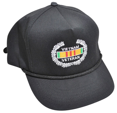 Vintage Vietnam Veteran Leather Strap Hat
