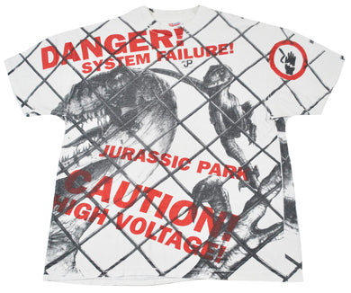 Vintage Jurassic Park 1993 Shirt Size X-Large