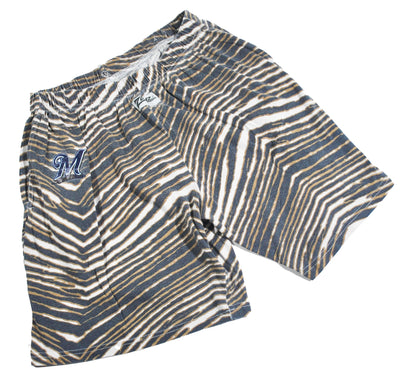 Vintage Milwaukee Brewers Zubaz Shorts Size Large(33-34)