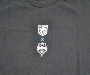 MLS Seattle Sounders 2023 Double Header Soccer Shirt Size Large