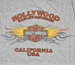Vintage Harley Davidson Hollywood California Shirt Size X-Large