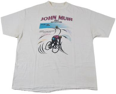 Vintage John Muir Bike Adventure 1995 Shirt Size X-Large