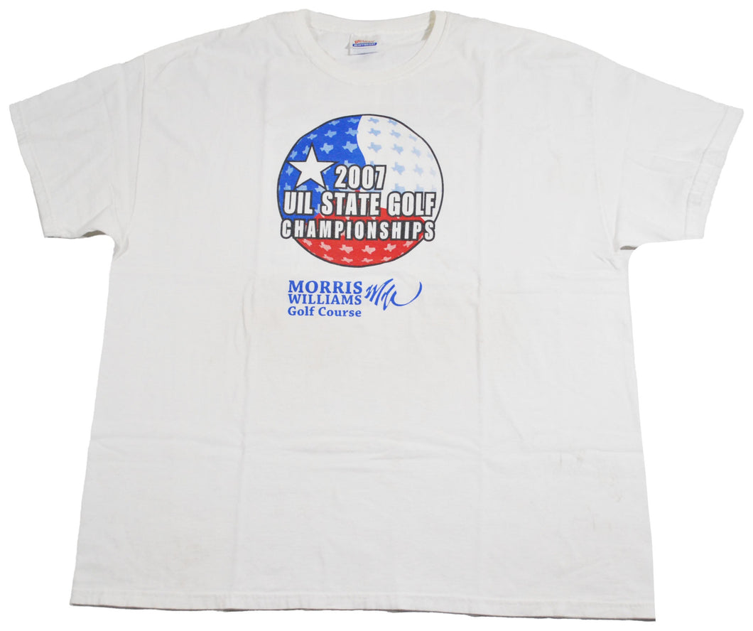 Vintage 2007 State Golf Championship Morris Williams Texas Shirt Size 2X-Large
