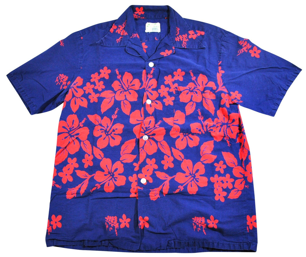 Vintage Ui-Maikai Made in Hawaii Button Shirt Size Medium