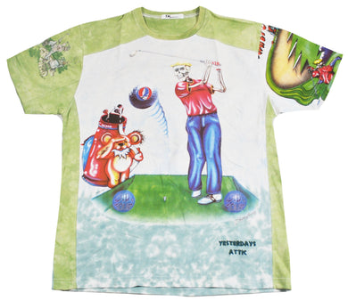 Vintage DrX Romanelli Yesterdays Attic Grateful Dead Golf Shirt Size X-Large