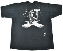 Vintage Alien Cosmic Crossroads Band 1997 Liquid Blue Shirt Size X-Large