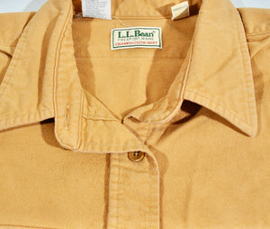 Vintage L.L. Bean Chamois Cloth Button Shirt Size Women's Large(16)