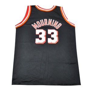 Vintage Miami Heat Alonzo Mourning Champion Brand Jersey Size Small