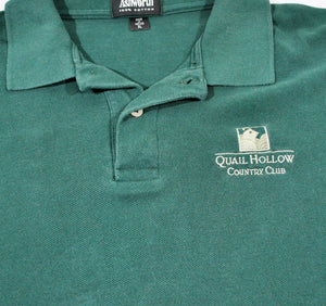 Vintage Quail Hollow Country Club Ashworth Polo Size X-Large