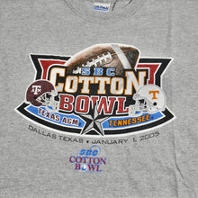 Vintage Texas A&M Aggies Tennessee Volunteers 2005 Cotton Bowl Shirt Size Small