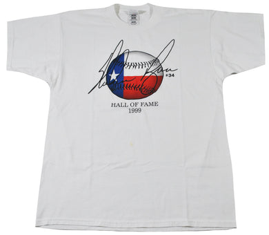 Vintage Nolan Ryan 1999 Hall of Fame Shirt Size Large