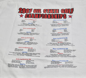 Vintage 2007 State Golf Championship Morris Williams Texas Shirt Size 2X-Large