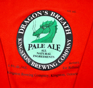 Vintage Dragon's Breath Pale Ale Beer Sweatshirt Size X-Large