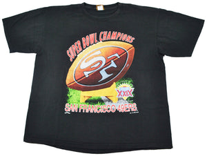 Vintage San Francisco 49ers Super Bowl 1995 Shirt Size X-Large