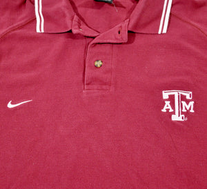 Vintage Texas A&M Aggies Nike Polo Size Large