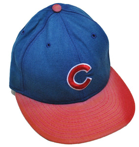 Vintage Chicago Cubs New Era Wool Fitted Hat Size 6 5/8