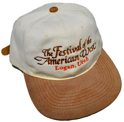 Vintage The Festival of the American West Logan Utah Strap Hat