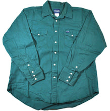 Vintage Wrangler Snap Button Shirt Size X-Large 17.5 x 35