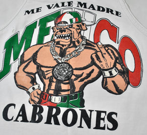Vintage Mexico Cabrones Shirt Size Large