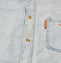 Vintage Texas Longhorns Denim Button Shirt Size X-Large