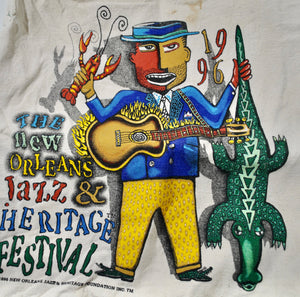Vintage New Orleans Jazz Festival 1996 Tote Bag