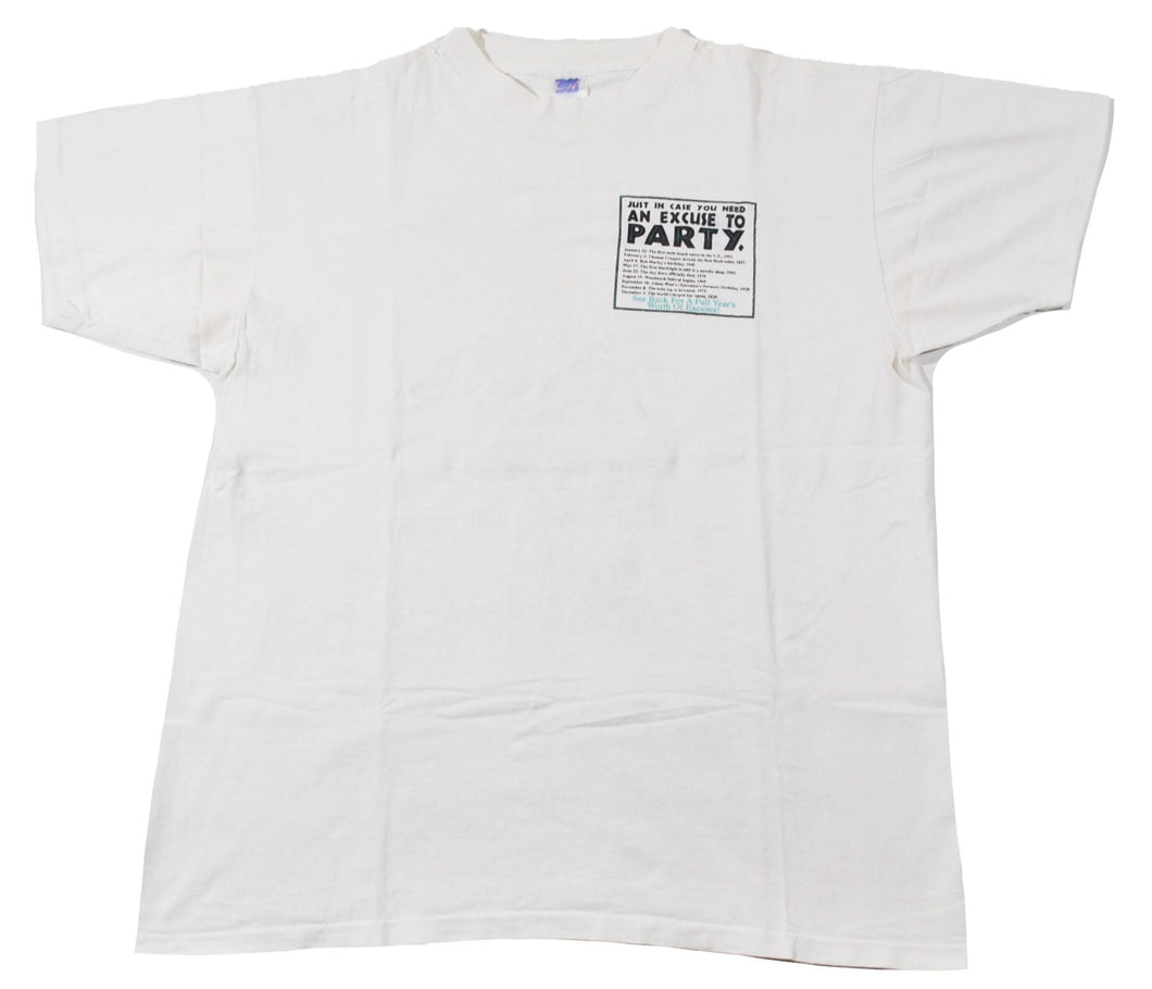 Vintage Just In Case You Need An Excuse to Party 1994 Shirt Size X-Large