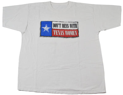 Vintage Don't Mess With Texas Women Shirt Size X-Large